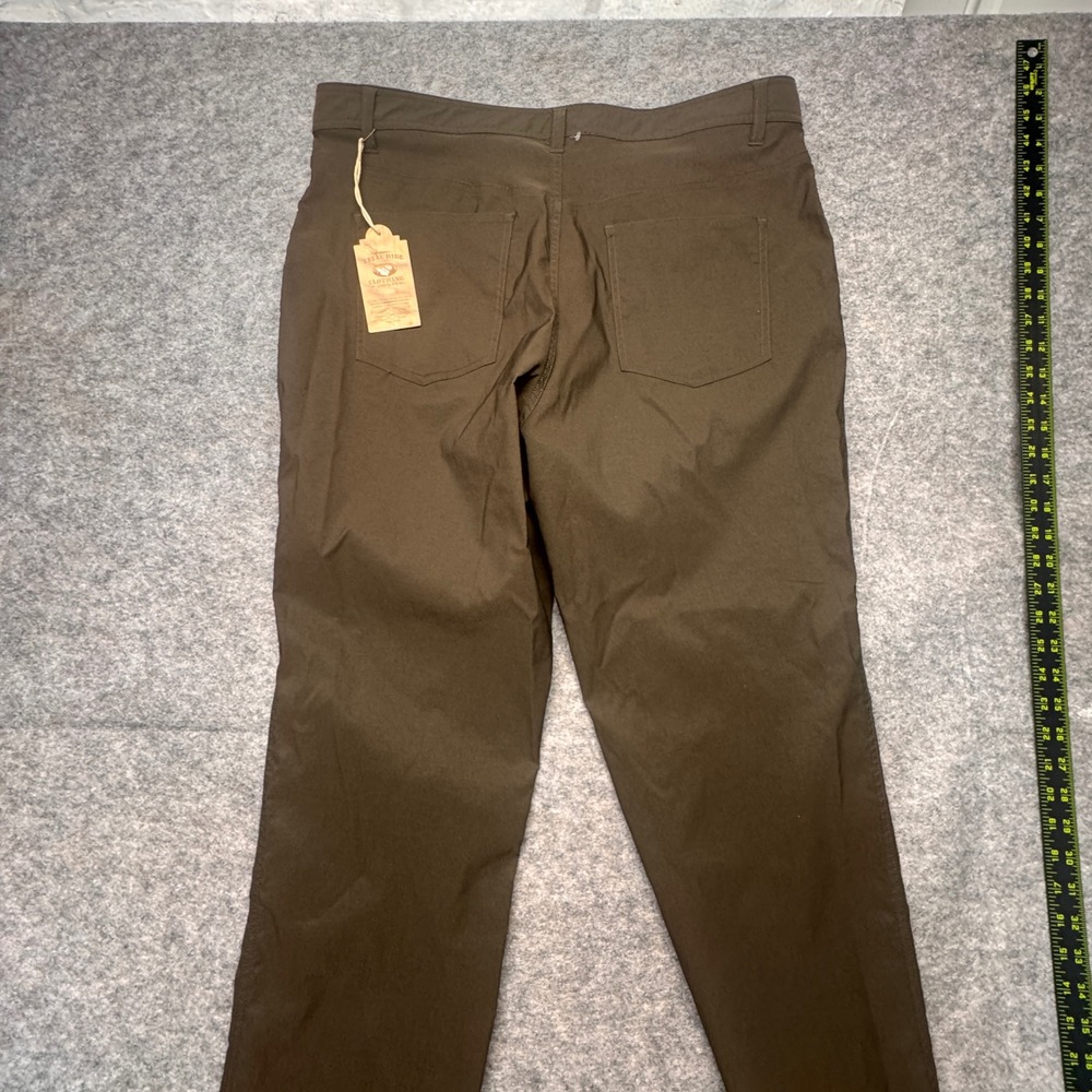Telluride Clothing Company Mens Brown Stretch Straight Leg Pants 38x32 New - Picture 8 of 10